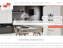 Tablet Screenshot of keuken-totaal.nl